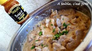A Table C Est Pret Poulet A La Creme Sauce Sakari Au Citron Idee Recette Poulet A La Creme Alimentation