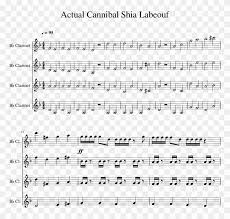 If you would like me to do more sheet music videos, any song and any instrument, just send me a. Actual Cannibal Shia Labeouf Sheet Music Composed By National Anthem Star Spangled Banner Trumpet Hd Png Download 1263047 Free Download On Pngix