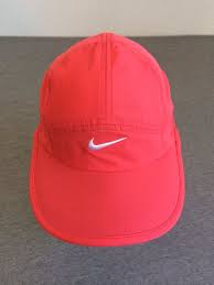 Nike Dri Fit Hat Featherlight Coral Pink Adjustable Running Sport Cap Excellent Fitted Hats Nike Accessories Nike