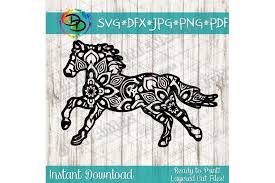 Download Mandala Svg Horse Svg Zentangle Animal Svg Horse Mandala Horse Zenta By Dynamic Dimensions Thehung Zentangle Animals Animal Coloring Pages Horse Silhouette