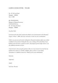 For a bank teller resume that stands out from other applications, add these optional sections well, a summary is suited for bank tellers with work experience, whereas an objective is suited for those match your cover letter with your resume. Cover Letter For Resume Bank Teller Bank Teller Cover Letter New Grad Entry Level