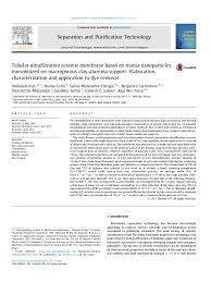 Learn more about it in this article! Pdf Tubular Ultrafiltration Ceramic Membrane Based On Titania Nanoparticles Immobilized On Macroporous Clay Alumina Support Elaboration Characterization And Application To Dye Removal Abdallah Oun Academia Edu