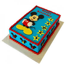 Mickey mouse christmas birthday cake. 1 Kg Mickey Mouse Designer Cake Is A Fondant And It Can B
