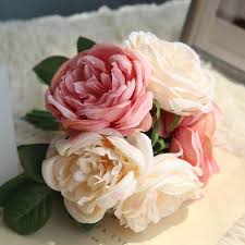 Silk flower peonies are the hassle free choice. Artificial Flowers Peony For Wedding Decor Silk Peonies Bouquet Home Decoration Fake Rose Flower Buy From 5 On Joom E Commerce Platform
