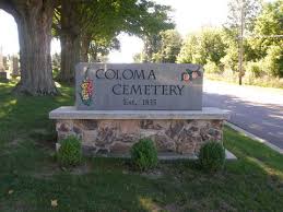 coloma cemetery, berrien county, michigan