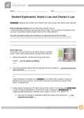 Sheet is intended to clarify what should be reported to the department. Gizmo Boyle Charles Law Student Lab Sheet Graded A Gizmo Stuvia Us