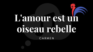 Ipa Pronunciation L Amour Est Un Oiseau Rebelle Habanera Youtube