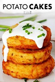 Potato Patties Fried Potato Cakes The Anthony Kitchen Recipe In 2020 Potato Patties Fried Potato Cakes Sweet Potato Patties