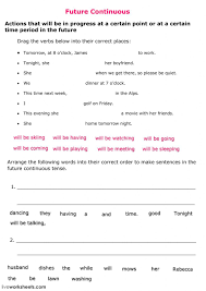 Future Continuous Interactive And Downloadable Worksheet You Can Do The Exercises Online Or Dow In 2020 English As A Second Language Grammar And Vocabulary Continuity