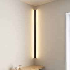 Like any lighting fixture, wall sconces are available in a number of materials and finishes. Modern Corner Wall Lamp Minimalist Indoor Light Fixture Wall Sconces Stair Bedroom Bedside Home Hallway Light Amazon Co Uk Lighting