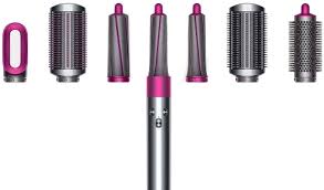 A hair curler without extreme heat. Dyson Airwrap Styler Complete Nickel Fuchsia Amazon Co Uk Health Personal Care