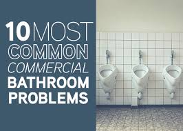 Couple these common problems with an awful avocado suite and you've got a recipe for a disastrous start to any week. 10 Most Common Commercial Bathroom Problems