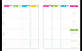 A selection of blank calendars that you can print. Calendar Any Year Unfilled Blank1 Week 2 Page Spread Etsy