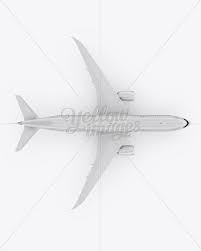 Boeing 787 Dreamliner Mockup Top View In Vehicle Mockups On Yellow Images Object Mockups Boeing 787 Dreamliner Boeing 787 Cool Artwork