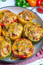 Easy Stuffed Bell Peppers Oppskrift