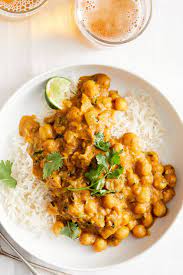 Coconut Curry Chickpeas With Pumpkin And Lime Recipe Recipe Lime Recipes Curry Spices Recipes