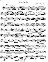 Cello Suite No 1 In G Major Piano Sheet Music Cello Suite No 1 In D Major Original Key G Major Bwv 1007 Violin Sheet Music By Bach Free Violin Sheet Music Violin Sheet Music Trumpet Sheet Music
