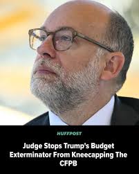 At the heart of this case was whether White House budget director Russell  Vought could effectively shut down the agency and lay off all of its  employees.  https://www.huffpost.com/entry/white-house-blocked-defunding-cfpb_n_6954054de4b032c4e8a8831b  ...