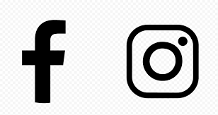 Instagram logo black white horizontal png 900 x 290 pixels. Hd Facebook Instagram Black Logos Icons Png Citypng