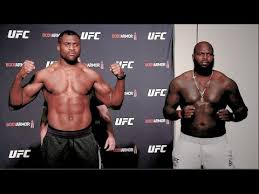 Francis ngannou born name nickname age. Ufc 249 Francis Ngannou Vs Jairzinho Rozenstruik Weigh In And Face Off Youtube