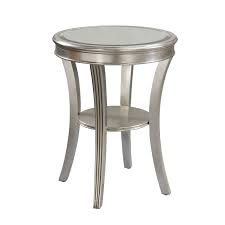Christopher Knight Home Round Silver Accent Table Accent Table Mirrored Accent Table Mirrored End Table Round Accent Table