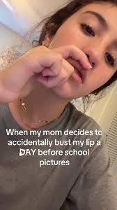 When Your Mom Pinch Your Lips