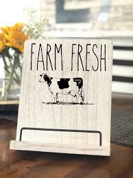 Farm Fresh Cookbook Stand Cook Book Stand Recipe Book Stand Recipe Book Holders