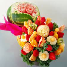 Sydney brings to mind glittering skyscrapers and white sand beaches, but there is so much more to this chic urban city. Carve It Fruit Art Edible Fruit Bouquet Arrangements Fruit Carving Art Display