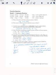 Use examples from model 1 to supporr your answer. 61 Classification Of Chemical Reactions Chemistry Worksheet Key Worksheet Types Of Chemical Reactions Pogil Answers My