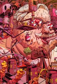 Fast Food Chain S Characters Don T Seem To Eat Fast Food That S Why We Ask Ourselves How Would They Look Like I Pop Art Wallpaper Art Wallpaper Psychedelic Art