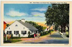 Vintage Cape Cod Postcard Dennis Port The Vintageplum Shop On Etsy Vintage Capecod Postcard Dennisport Vintage Cape Vintage Postcards Postcard