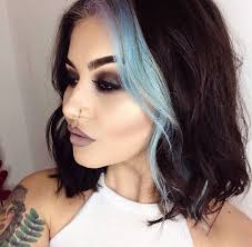 Nice Blue And Closer To Desire Length Still Unsure About The Blue In 2020 Hair Color Streaks Hair Streaks Hair Styles