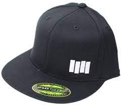 Black Flag Bars Embroidered On Front Logo On Back On A Black Snap Back Baseball Hat Black Flag Baseball Cap Black Design