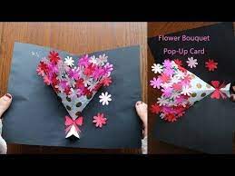 Kirigami is easy to do, as long as you keep your cuts precise, and keep track of your folds. Sakura Pop Up Card Tutorial Free Pattern Youtube Pop Up Flower Cards Diy Pop Up Cards Flower Cards