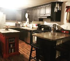 Red Kitchen Island Modern Farmhouse Kitchens Kitchen Table Decor Farmhouse Kitchen Tables