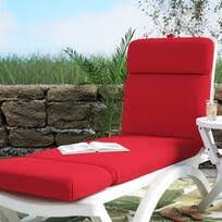 This outdoor cushion has a sunbrella fabric cover with bold stripes. Winston Porter Indoor Outdoor Sunbrella Chaise Lounge Cushion Reviews Wayfair