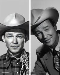 Roy Rogers and Robert Mitchum
