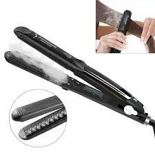Best Price Ceramic Steam Hair Straightener Roller Skilled Flat Iron Vapor Seam Straightening Hair Straighteners Flat Irons Hair Steaming Flat Iron Hair Styles