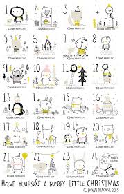 Dawn Machell December 2015 En 2020 Calendrier De L Avent Noel Calendrier De L Avant