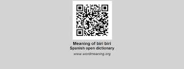 BIRI BIRI - Spanish open dictionary