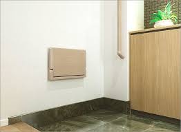 玄関折りたたみ椅子 リフォームの壁付け収納ベンチ アイエムリビング 収納 椅子 リフォーム 椅子