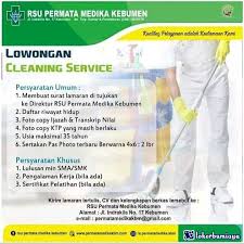 Cari loker cleaning service madiun di loker indo. Lowongan Kerja Rsu Permata Medika Kebumen Januari 2021