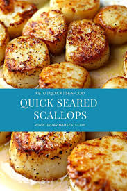 Makes a fantastic keto friendly appetizer or main course. Quick Seared Scallops Recipe Keto Whole30 Paleo Dr Davinah S Eats Scallop Recipes Scallop Recipes Healthy Recipes