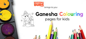 Beautiful Ganesha Colouring Pages That Your Kids Will Love Ganesh chaturthi activities and games for children. ganesha colouring pages that your kids