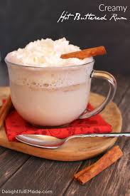 Creamy Hot Buttered Rum Hot Buttered Rum Rum Recipes Toddy Recipe