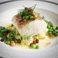 Roasted Coalfish Petit Pois Anchovy Rye Bread Beurre Noisette Dill By Bobergsmatsal Bjornfrantzen Chefsofinsta Food Seafood Recipes Wine Recipes