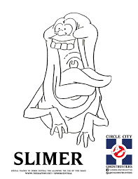 Download free free printable ghostbusters coloring pages for kids picture. Slimer Coloring Pages Coloring Home