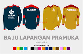 Ya, baju seragam kerja ini juga tak luput dari perkembangan di dunia fashion. Desain Dan Warna Kombinasi Baju Lapangan Pramuka Indonesia Sablon Kaos Online