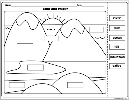 Landforms And Bodies Of Water Freebie Kindergarten Social Studies Social Studies Worksheets 3rd Grade Social Studies
