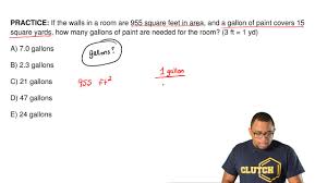 How many square feet will 2 3/8 gallons of paint cover? If The Walls In A Room Are 955 Square Feet Clutch Prep